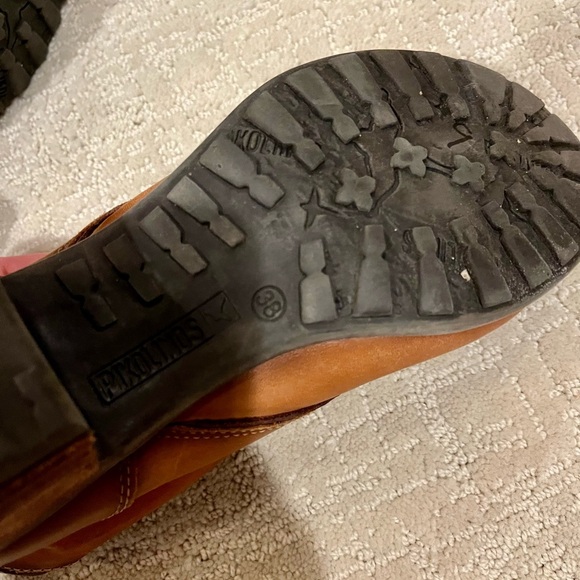 PIKOLINOS Brown Heeled Boots women’s size 38 - Picture 4 of 5